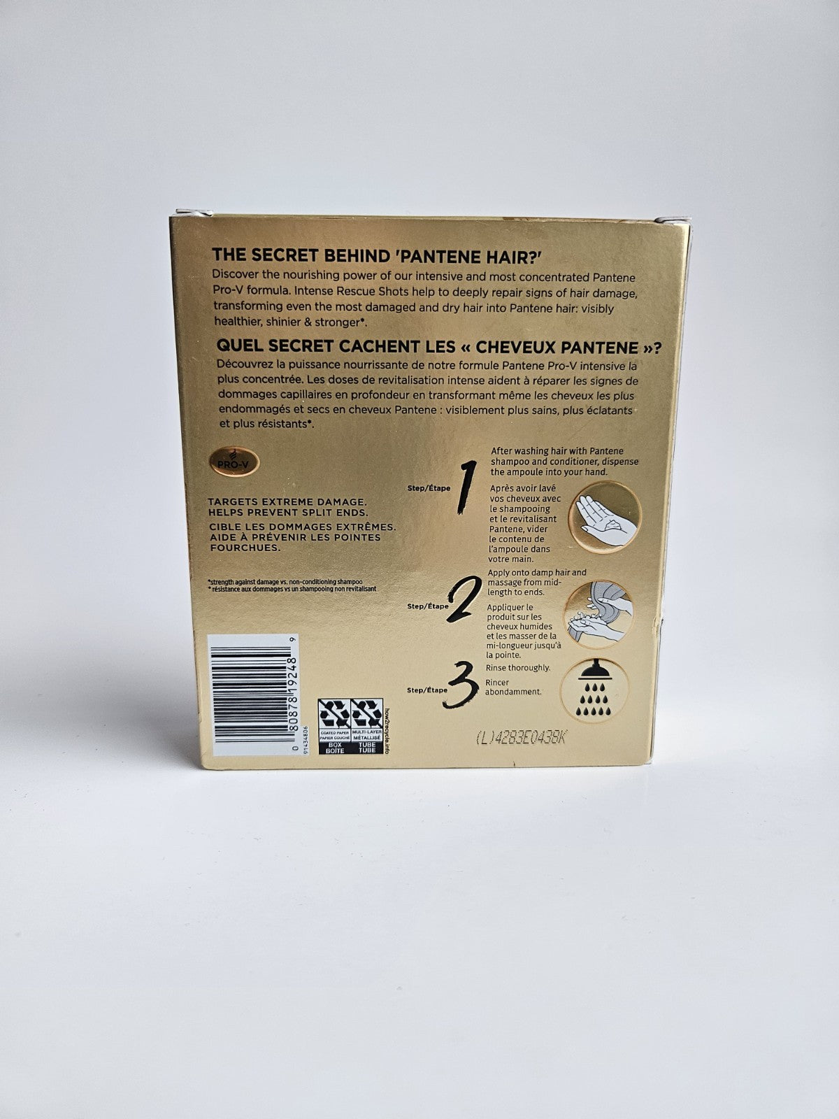 Hair Treatment Shots - Intense Rescue Hair Care for Damaged Hair - 4 Pack