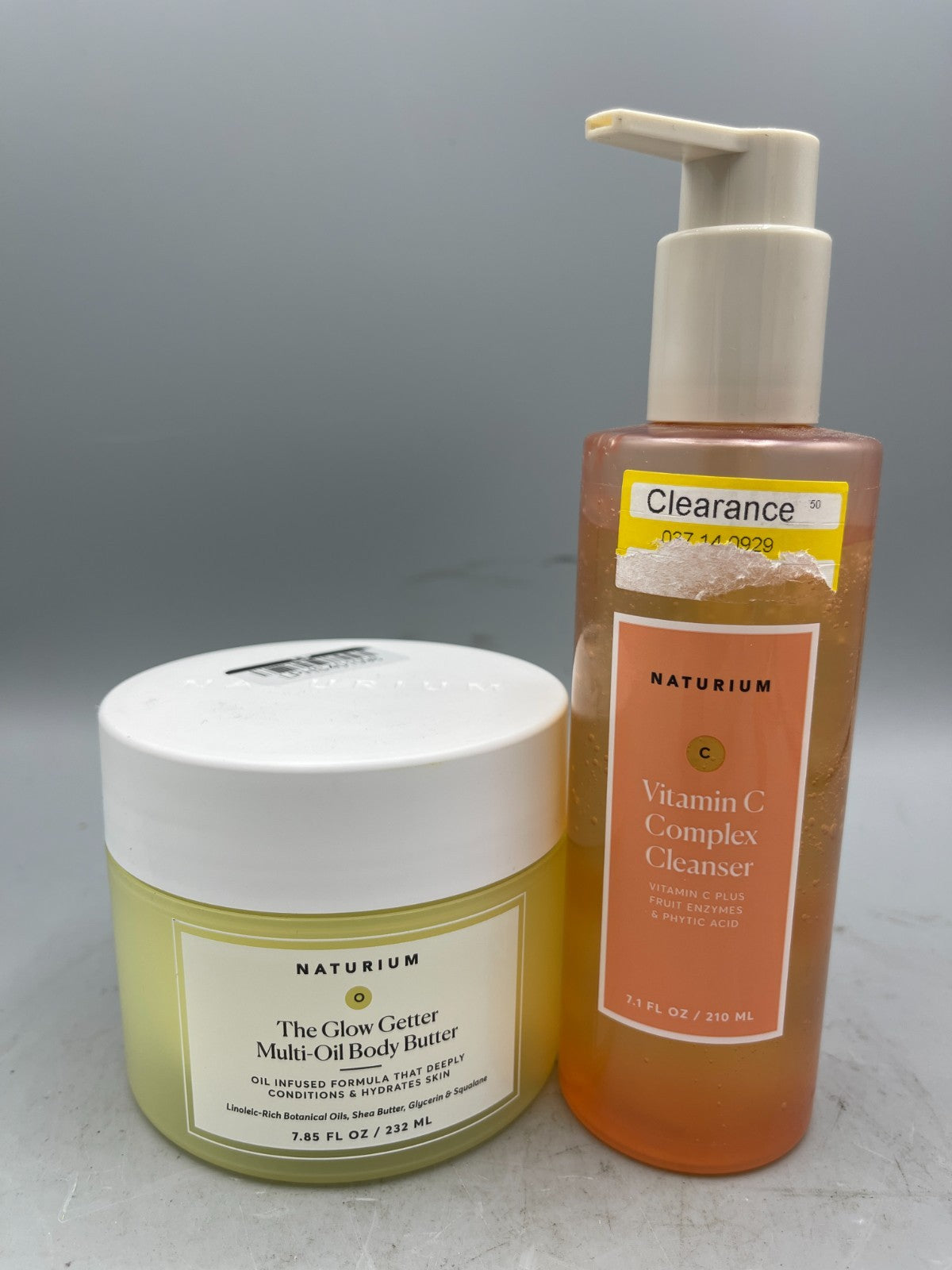 Vitamin C Facial Cleanser & Multi-Oil Set - Naturium Glow Getter