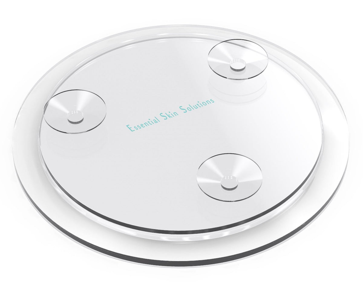 15X Magnifying 6 Inch Round Makeup Mirror with Suction Cups for Travel