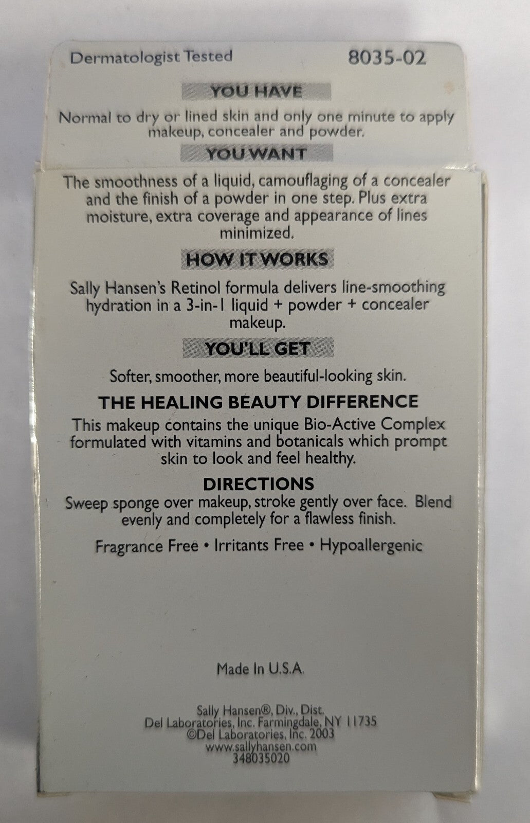 Liquid Powder Makeup 3-Pack - Skin Firming Face Powder 0.2 oz