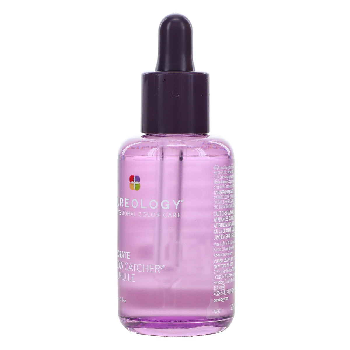 Hydrate Glow Hair Oil - Nourishing Shine & Moisture for Dry Hair 1.7 oz
