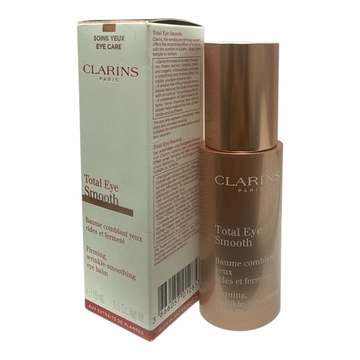 Clarins Total Eye Smooth Wrinkle-Smoothing Eye Balm 15ml