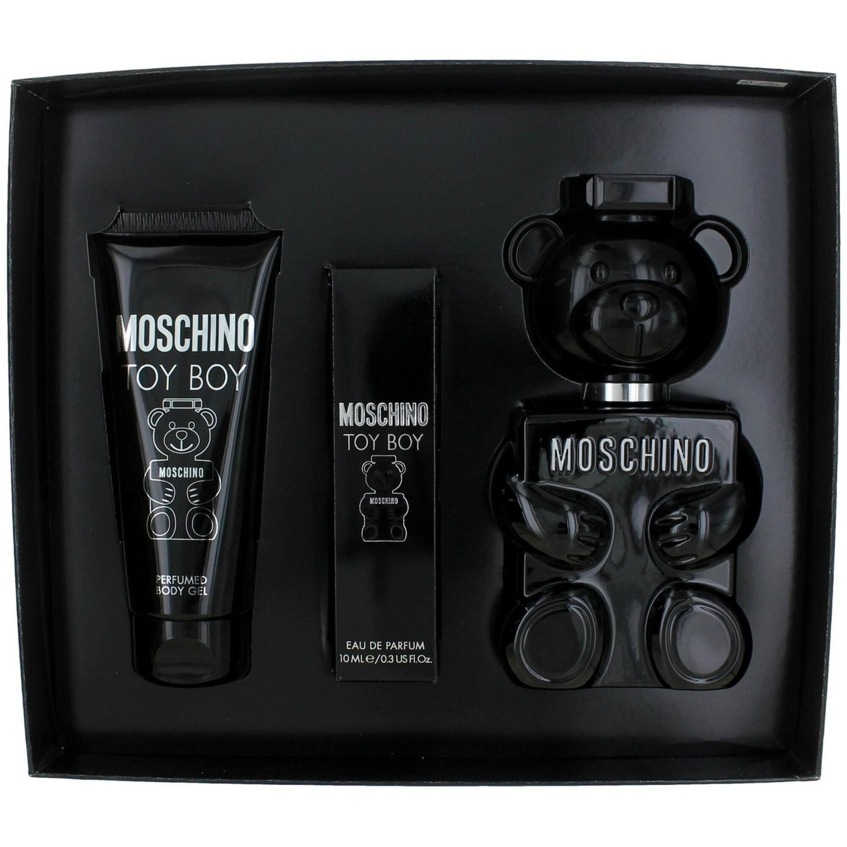 Moschino Toy Boy Men's Gift Set - Body Gel & Eau de Parfum Spray, 3 Pieces