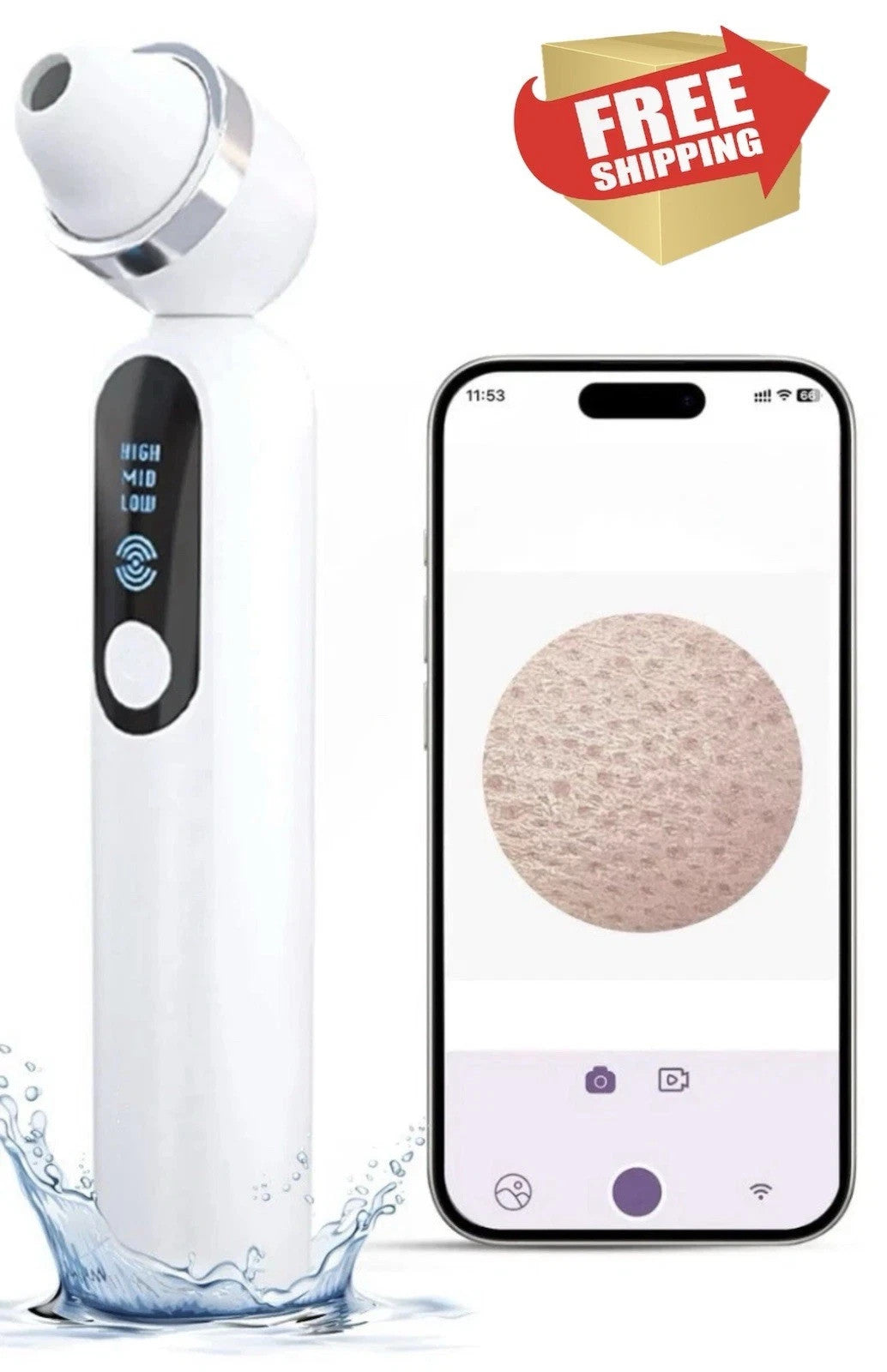 Blackhead Remover Vacuum Device for Skin Cleansing - Unbranded