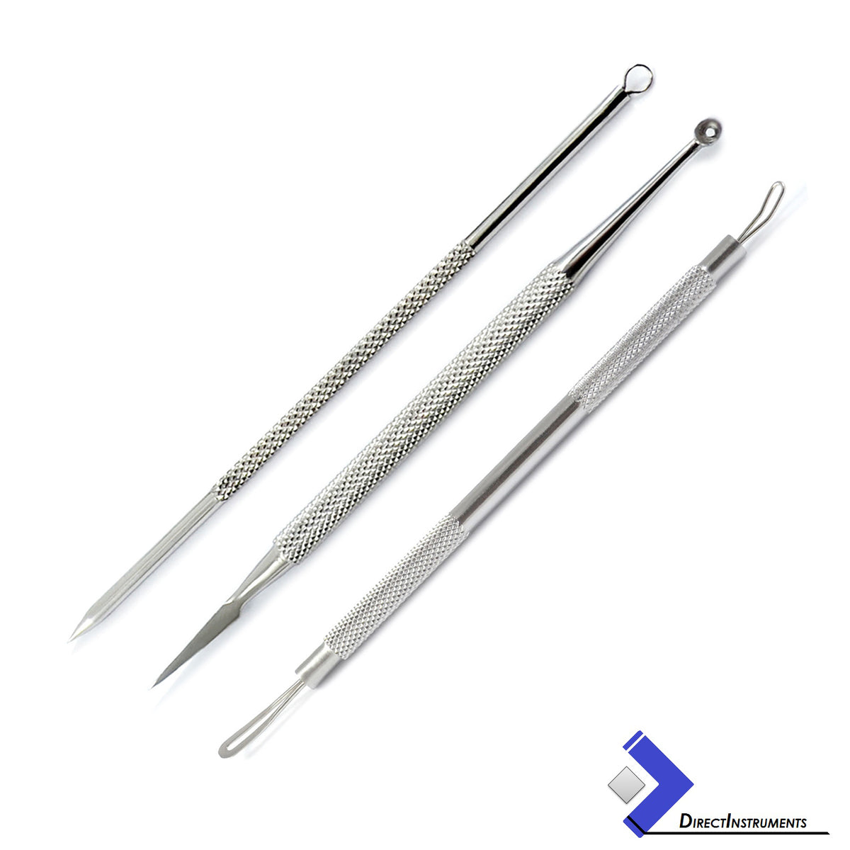 Manual Blackhead Pimple Blemish Extractor Set for Acne & Comedones