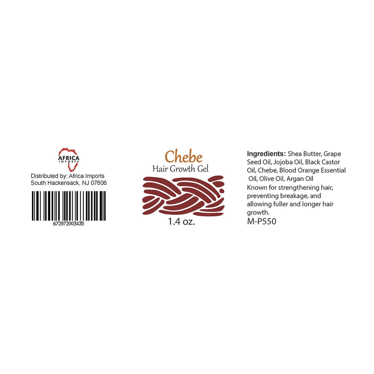 Chebe Hair Growth Gel | Hair Loss Treatment
