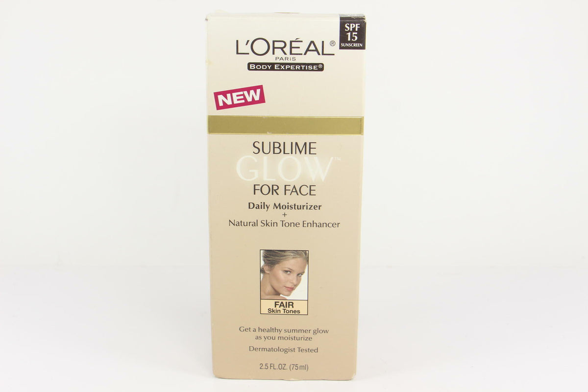 L'oreal Sunless Sublime Glow Face Daily Moisturizer, Fair 2.5 Oz. U23