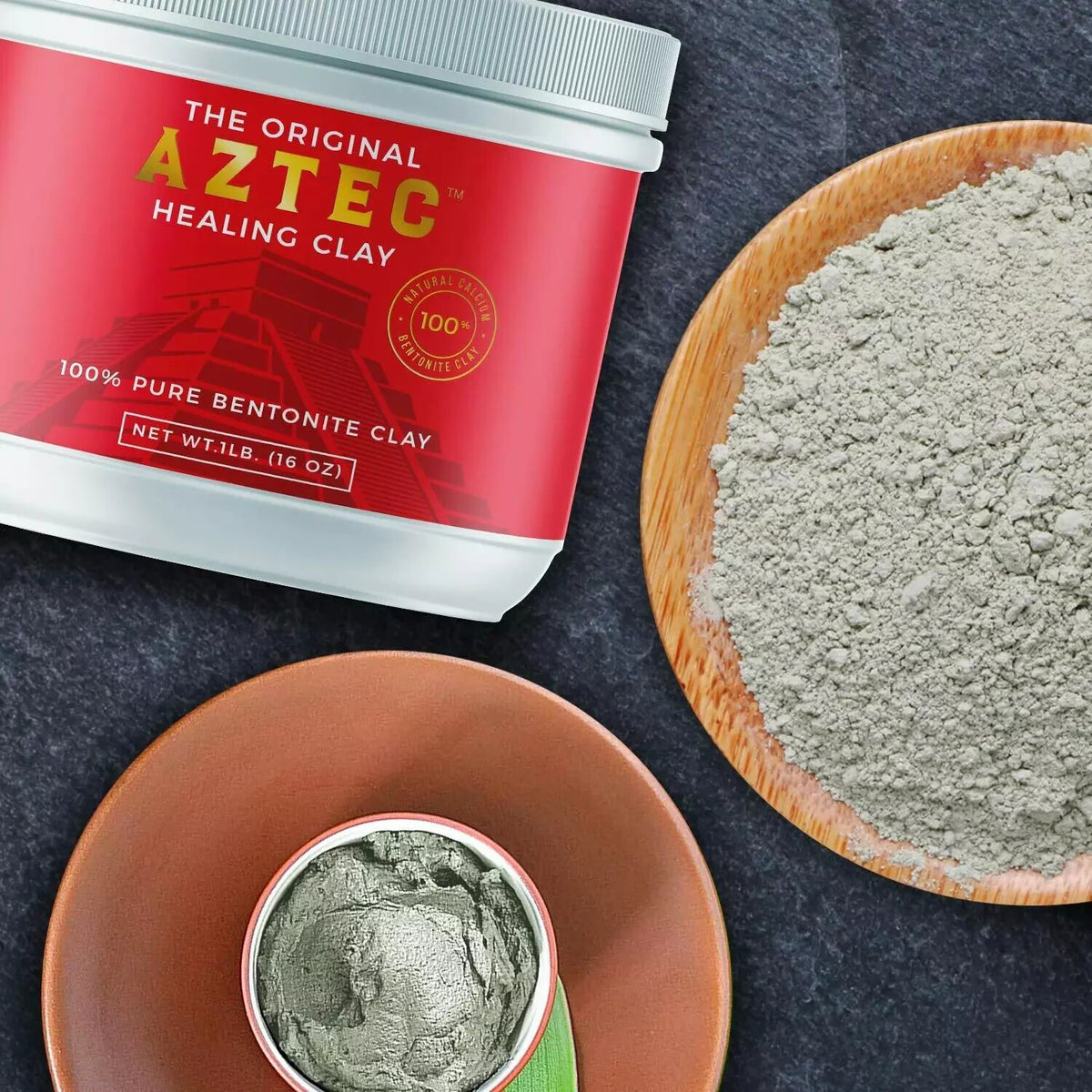 Bentonite Clay Powder - 16 oz Pure Healing Face Mask