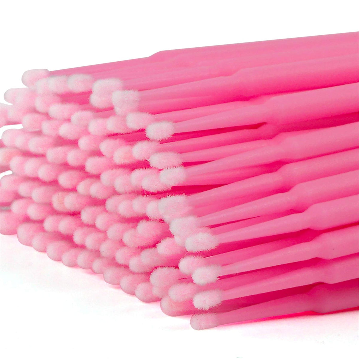 Disposable Micro Cotton Swabs for Makeup & Cleaning - Pink, 400 pcs