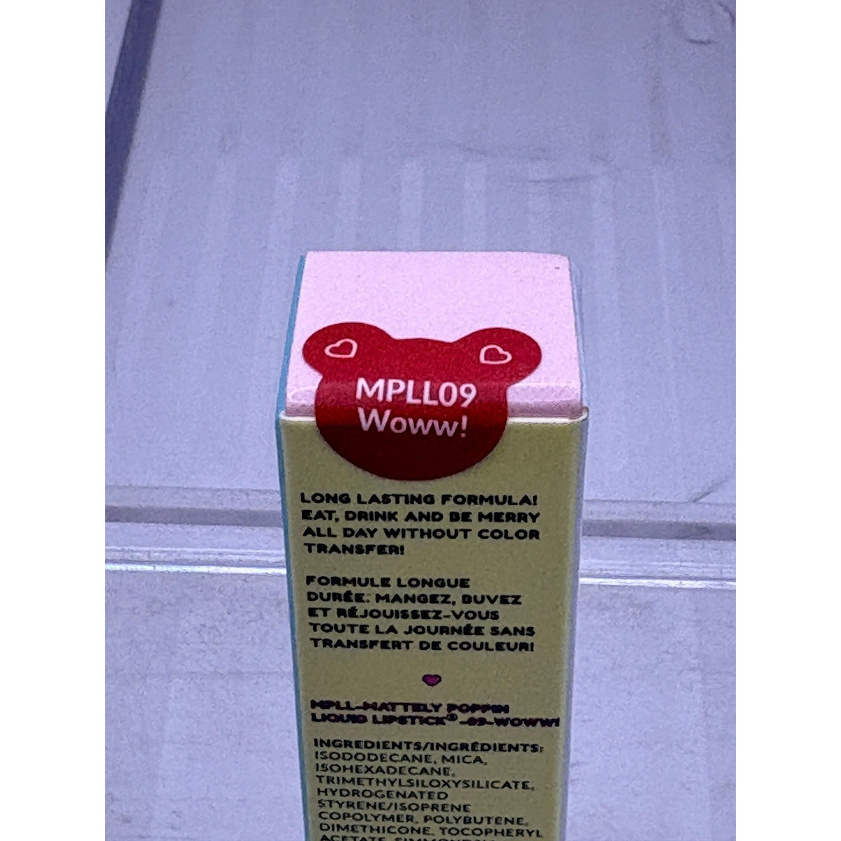 Liquid Lipstick Woww! MPLL09 Red Matte Long Lasting Copper Tone Vitamin E