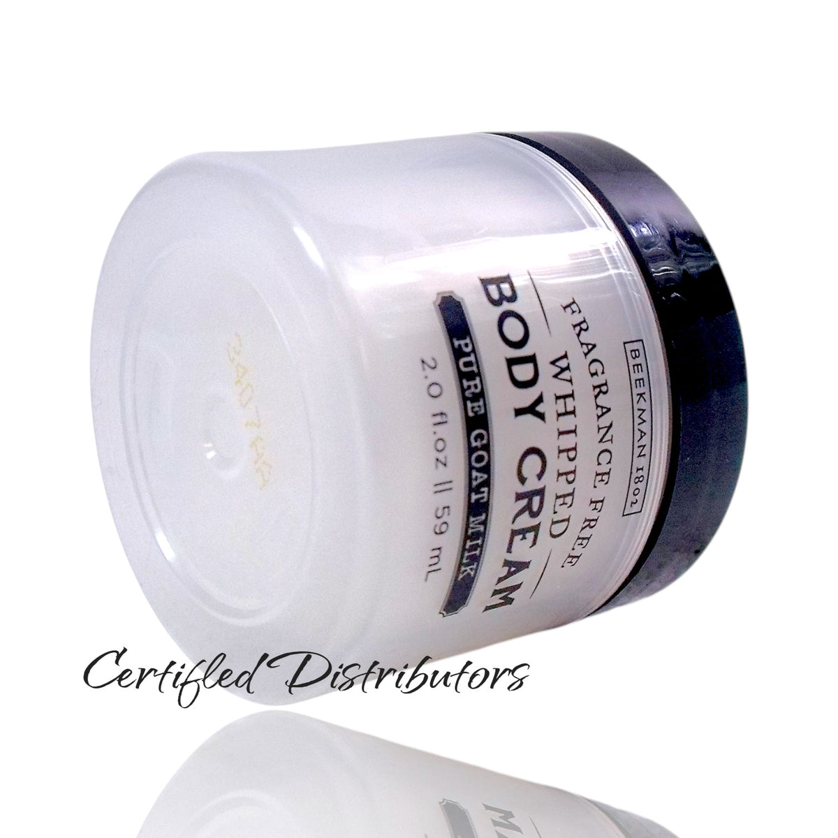 Whipped Body Cream with Goat Milk, Fragrance Free - 3-Pack (6 oz Total)
