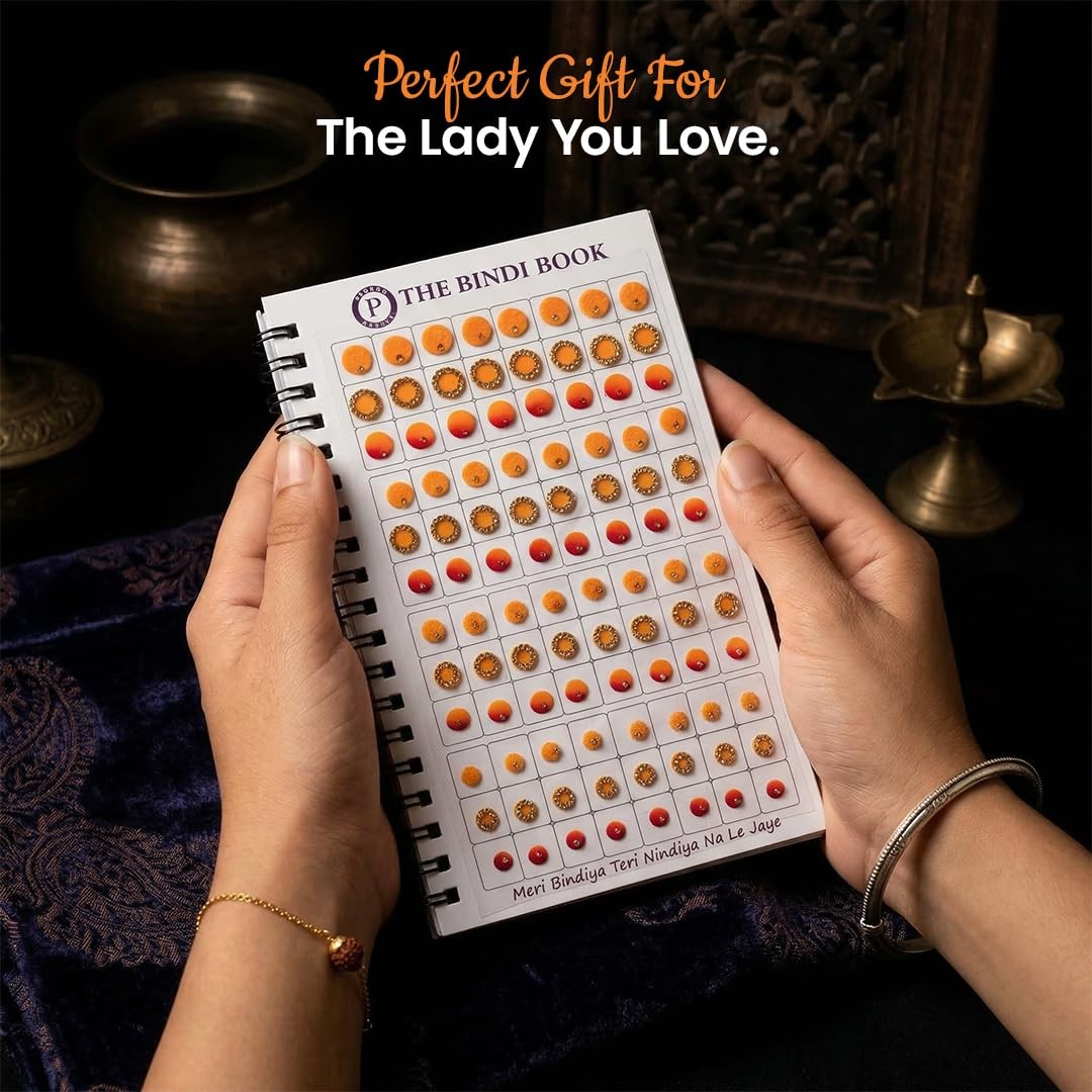 Multicolor Self-Adhesive Bindi Book for Women - Reusable Fashion Accessories