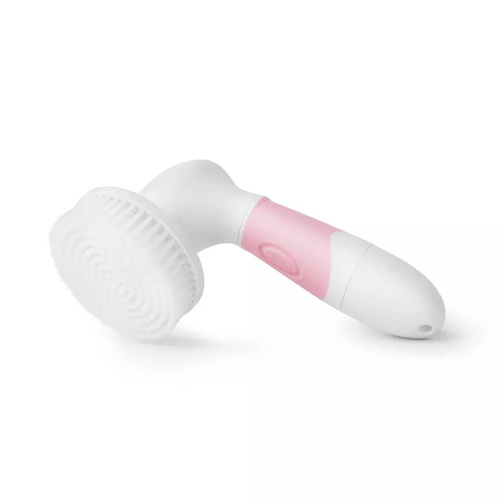 Facial & Body Cleansing System with Rotating Brush & Exfoliator