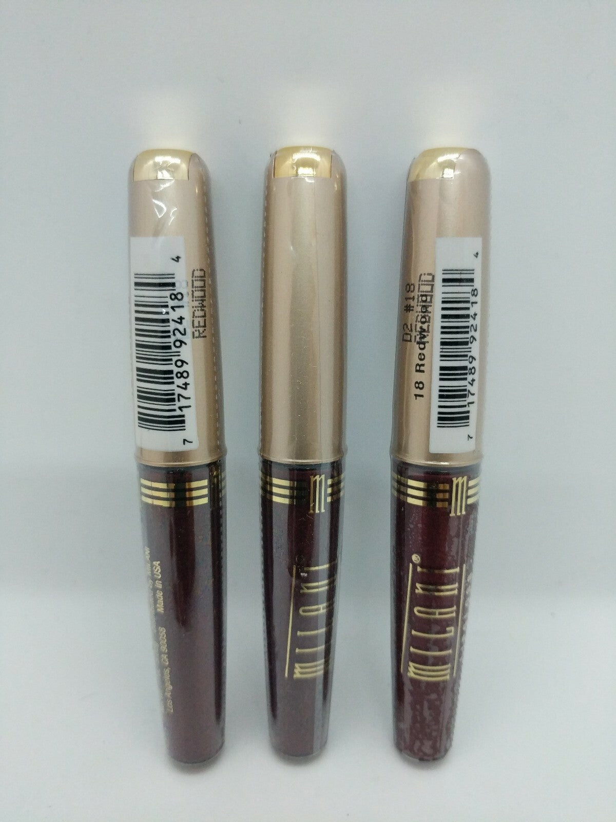 Lip Gloss Set 3 Shades Red, Sealed, Non-Sticky, Moisturizing