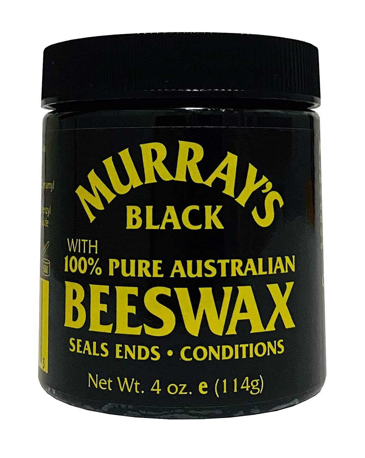 Pure Australian Beeswax Seal Ends & Conditions 4oz for Hair & Styling
