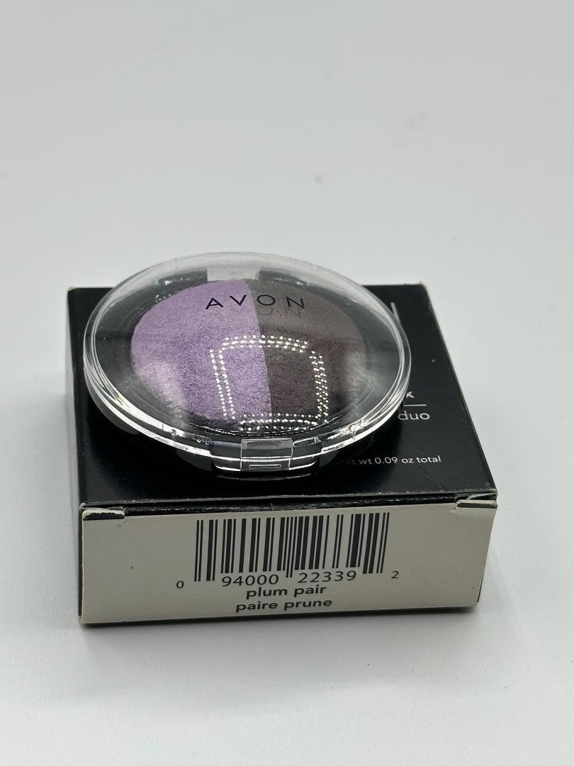 Eyeshadow Duo - Satin Finish Plum Shades for Eye Makeup