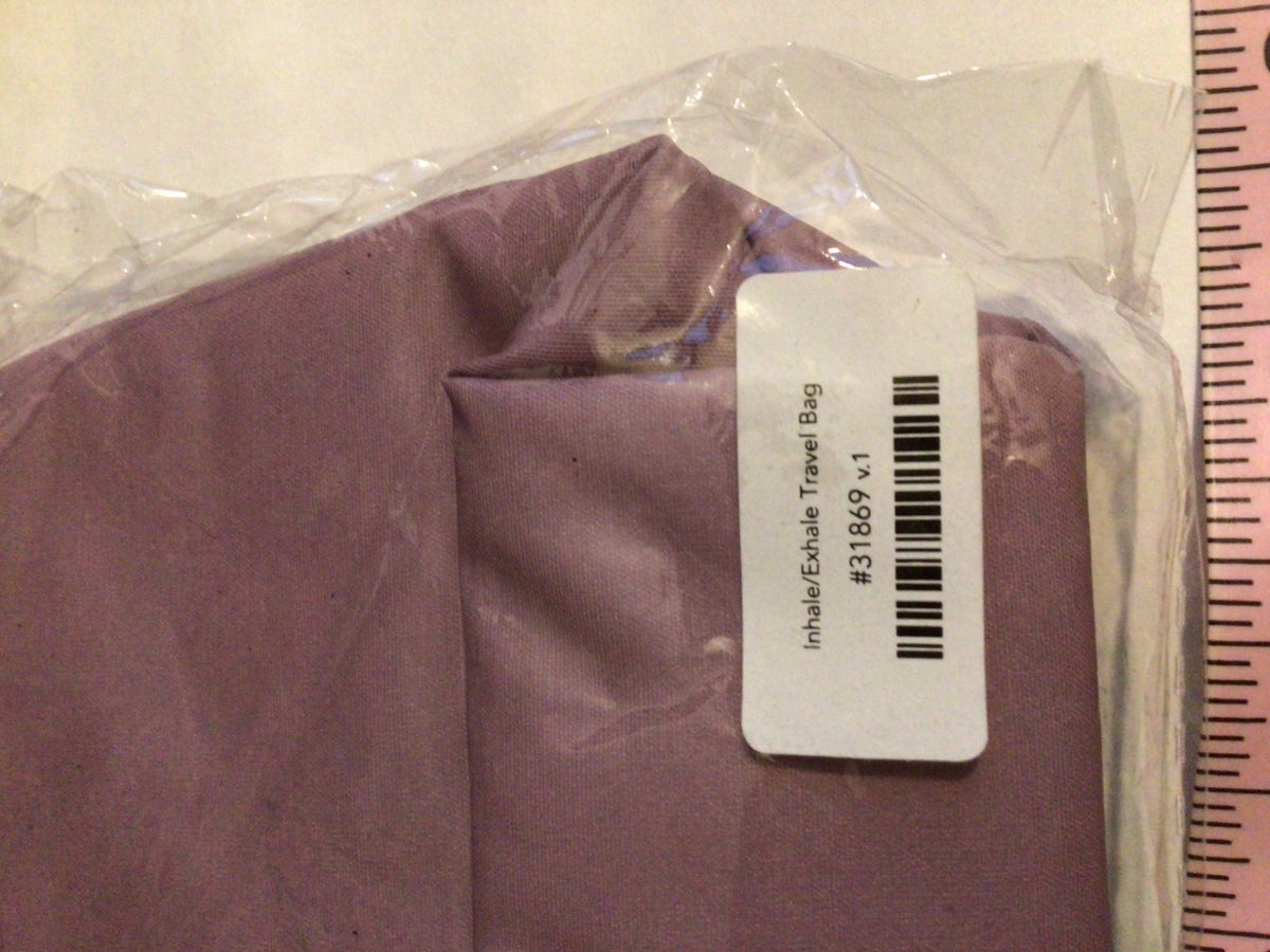 Essential Oil Travel Bag - Lavender and Gold Inhale Exhale Organizer