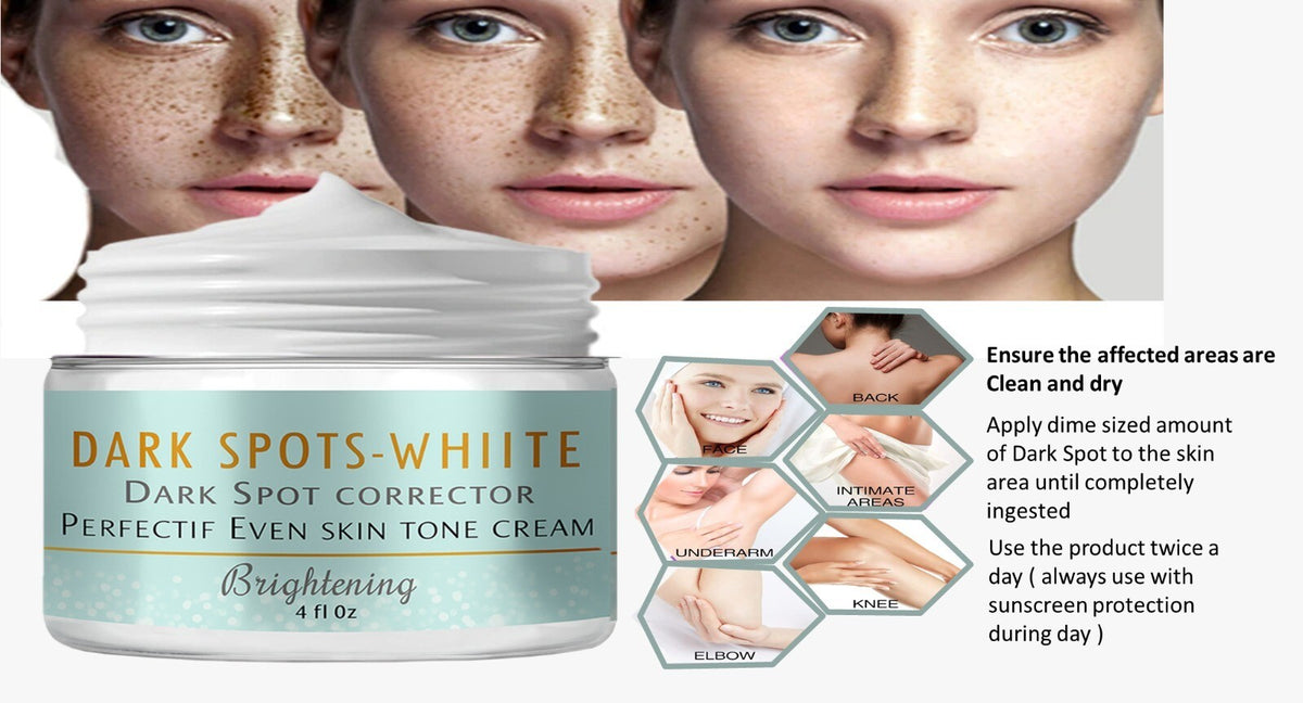 Dark Spot Corrector Face & Neck Skin Brightening Cream - Supports Even Tone & Glow