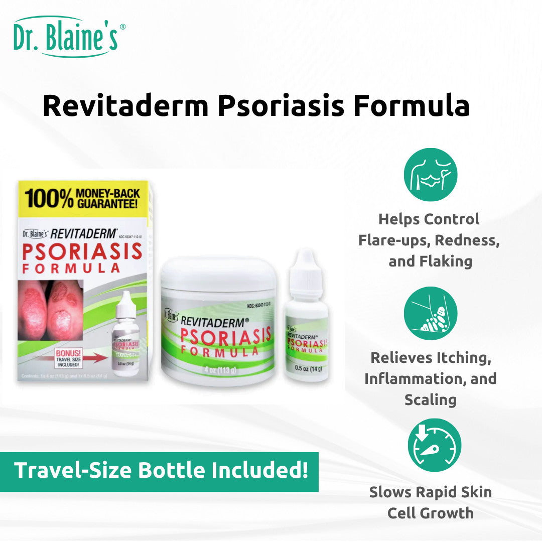Dr. Blaine's Revitaderm Psoriasis Formula Reduced Odor 4 oz Pack of 3