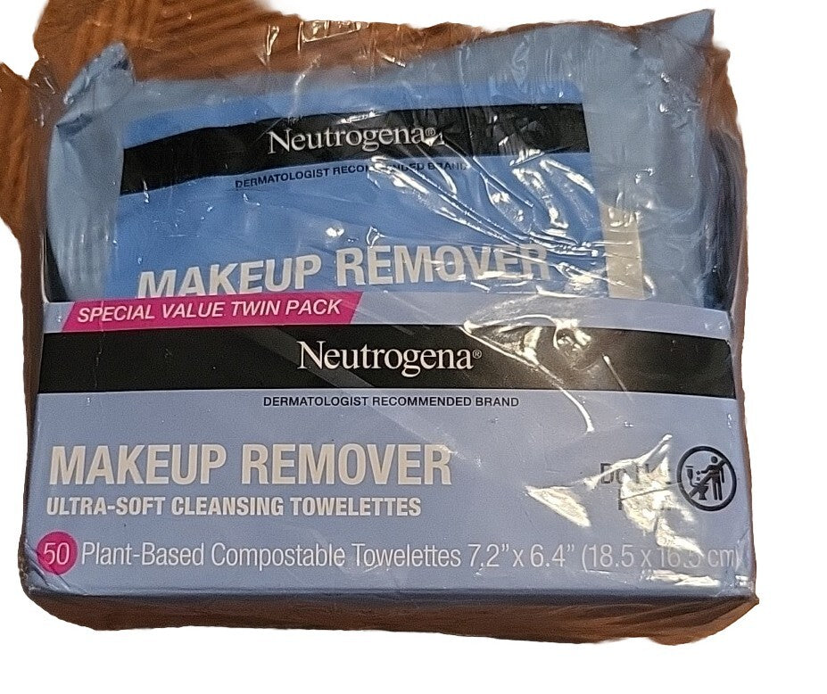 Neutrogena Makeup Removing Wipes - 50 Count Facial Cleansing Cloths