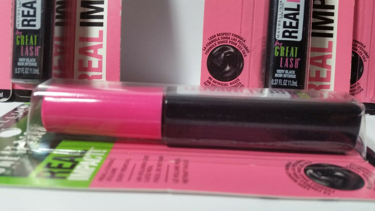 Maybelline Great Lash Real Impact Mascara 5 Pack - Very Black Volume
