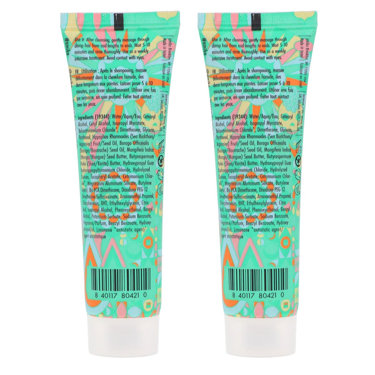 Amika The Kure Intense Repair Hair Mask 1 oz Pack for Damaged Hair