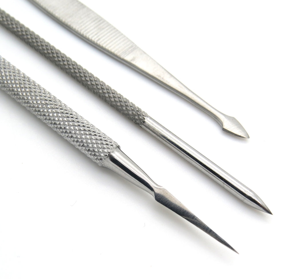 Blackhead Remover Tools Set of 3 - Acne Blemish Extractor Kit for Skin Care