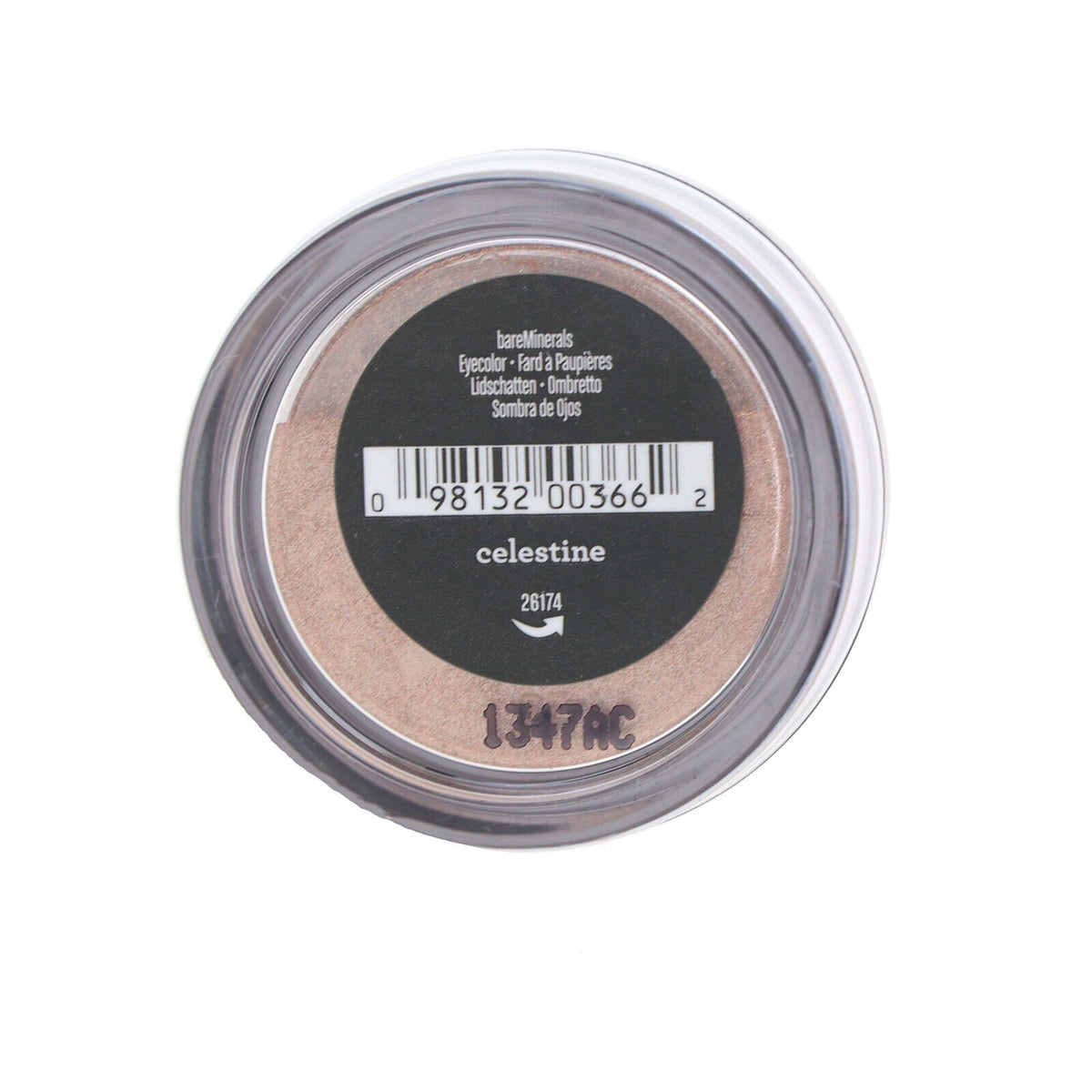 Loose Mineral Eyeshadow - Celestine Neutral Pewter Eye Color 0.57g