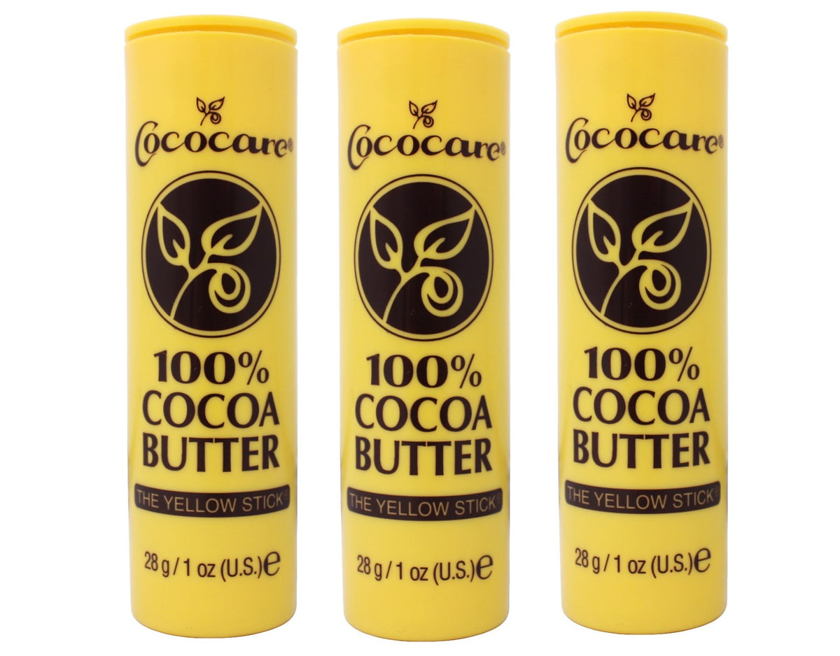 100% Cocoa Butter Stick Moisturizer - Pack of 3