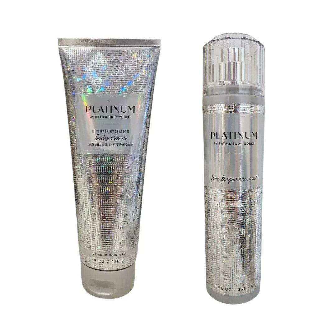 Platinum Ultimate Hydration Body Cream & Mist Set, 8 oz