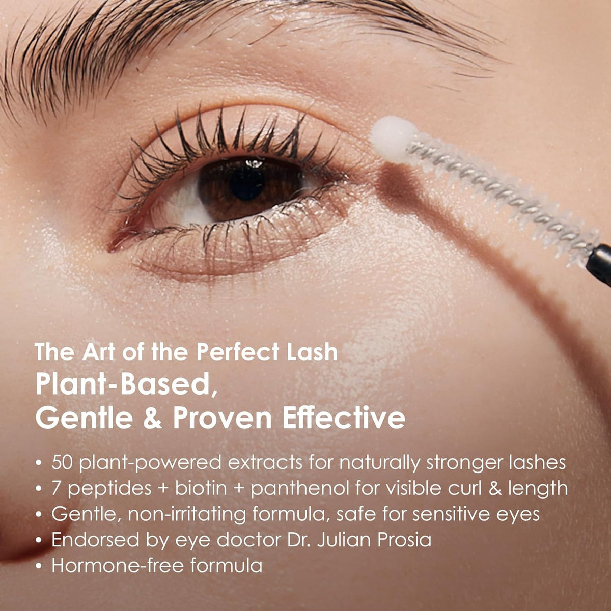Eyelash Growth Serum 15ml - Natural Nourishing Lash Enhancer for Longer, Fuller Lashes