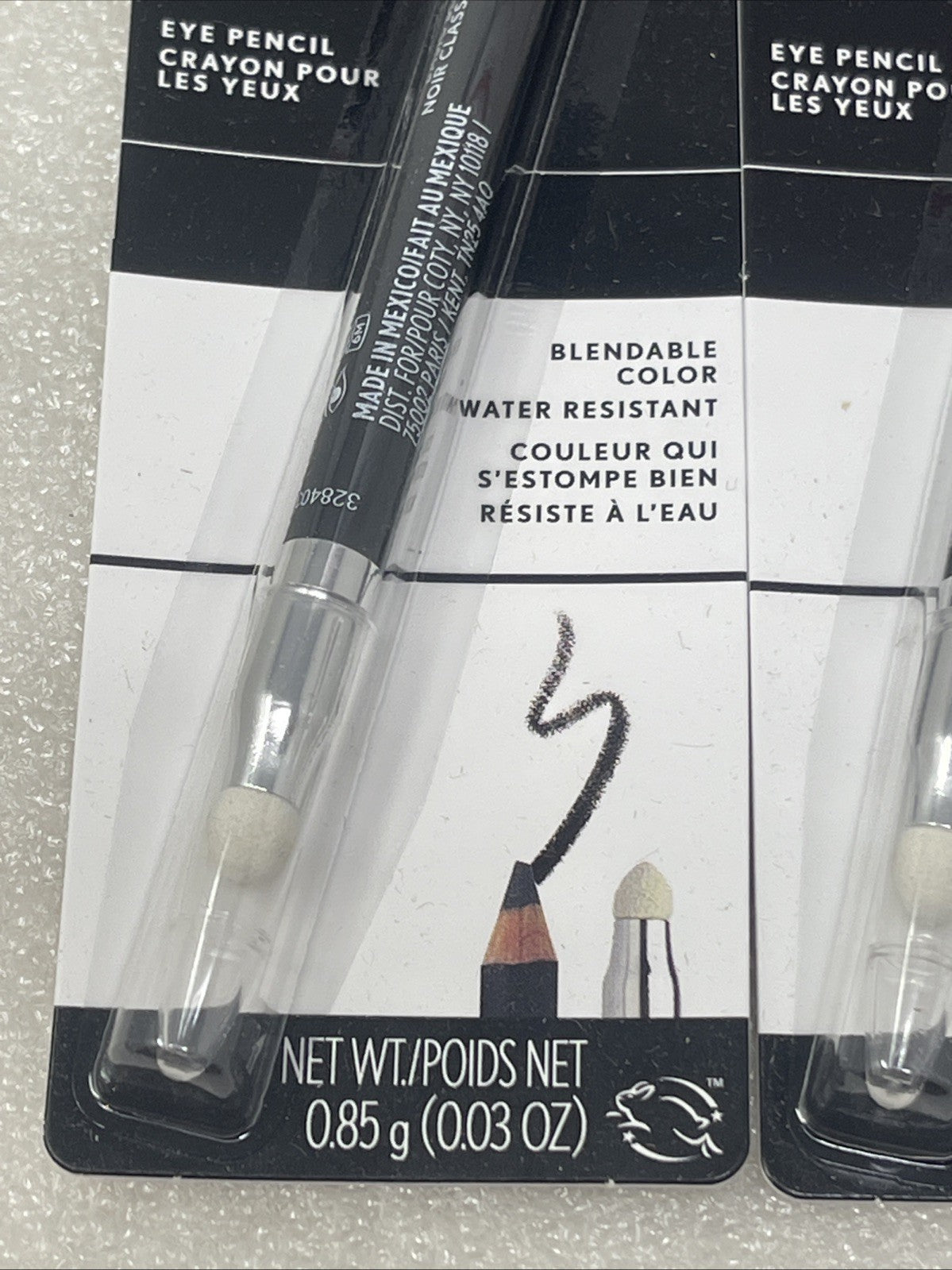 CoverGirl Perfect Blend Perfect Point Eye Liner Pencils - Black, Set of 4
