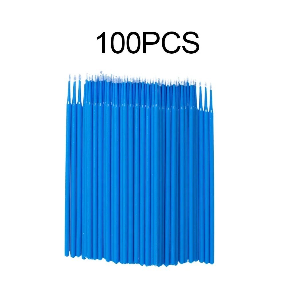 100Pcs Mini Car Touch-Up Paint Micro Brushes 1.5mm Detailing Tools