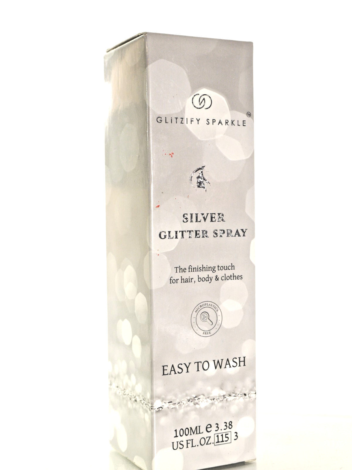 Sparkle Silver Hair and Body Glitter Spray - 3.38 fl oz, Sealed