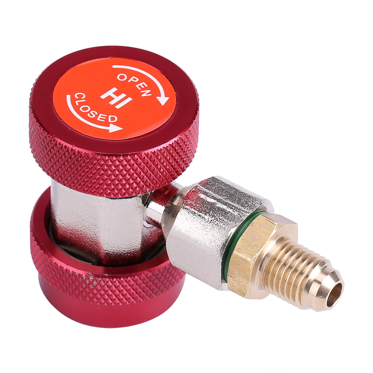 R134A Quick Coupler Set for Automotive AC Systems - High Pressure & Low Side Fittings