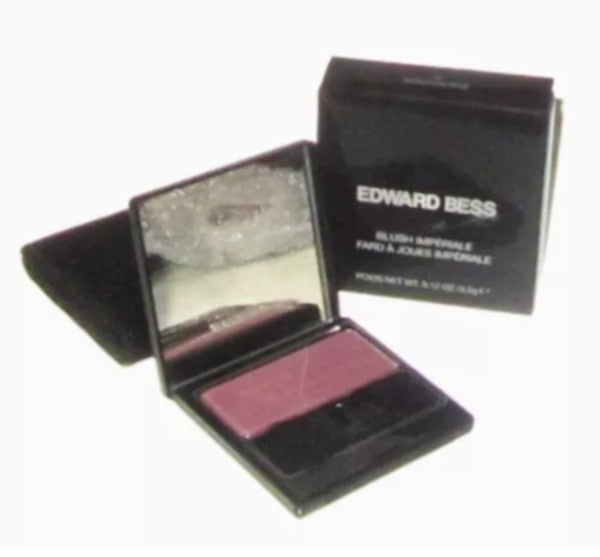 Edward Bess Blush Imperiale Moroccan Rose Mauve Face Powder - Natural Radiance, Compact & Brush Included