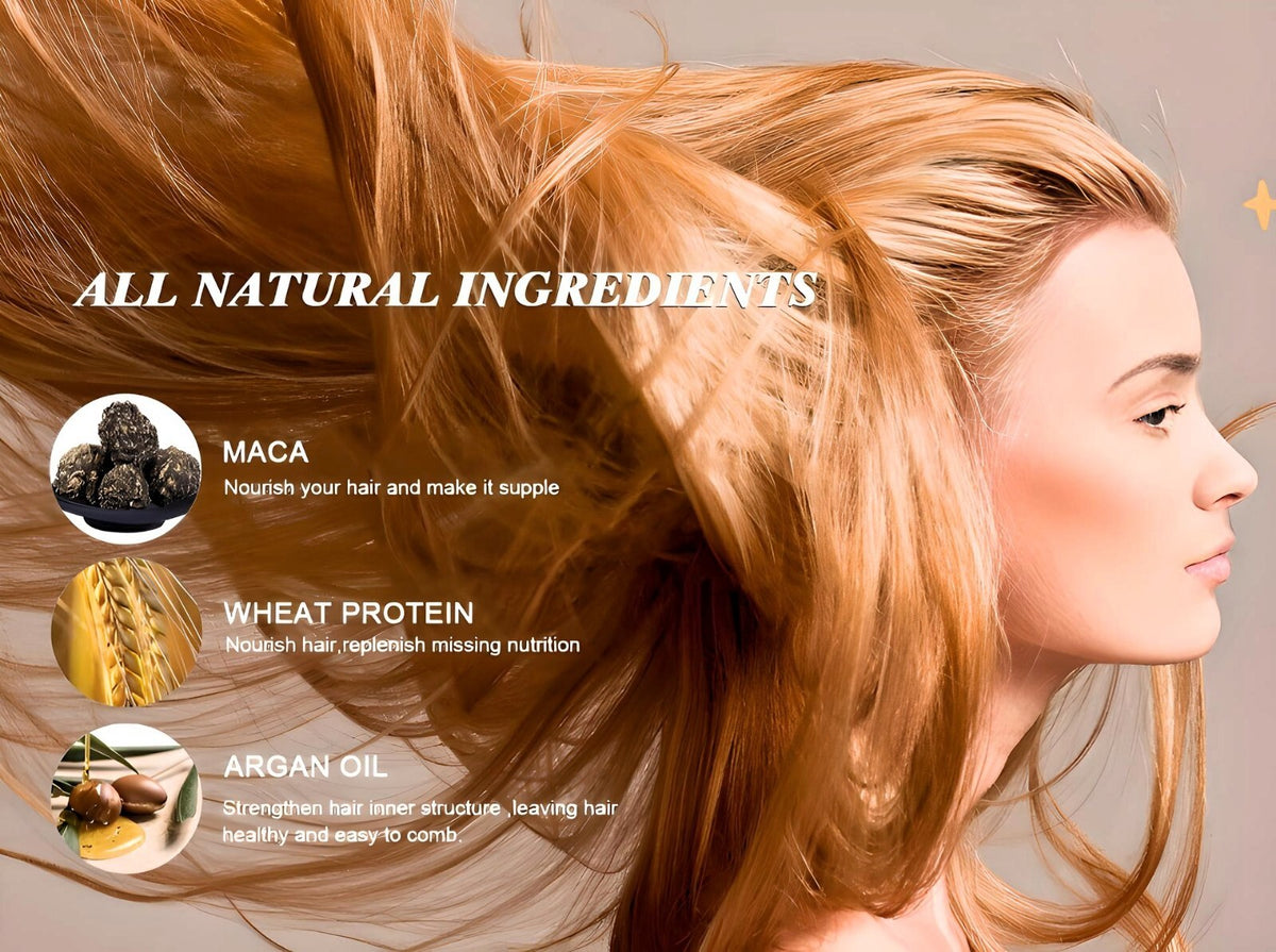 Hair Repair Mask with Collagen & Argan Oil for Damaged Hair - Deep Conditioning