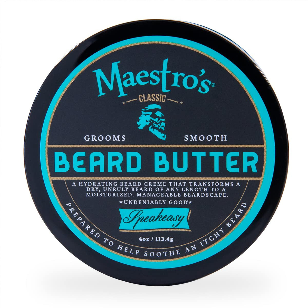 Hydrating Beard Butter for All Beard Types - Anti-Itch & Moisturizing 4 oz