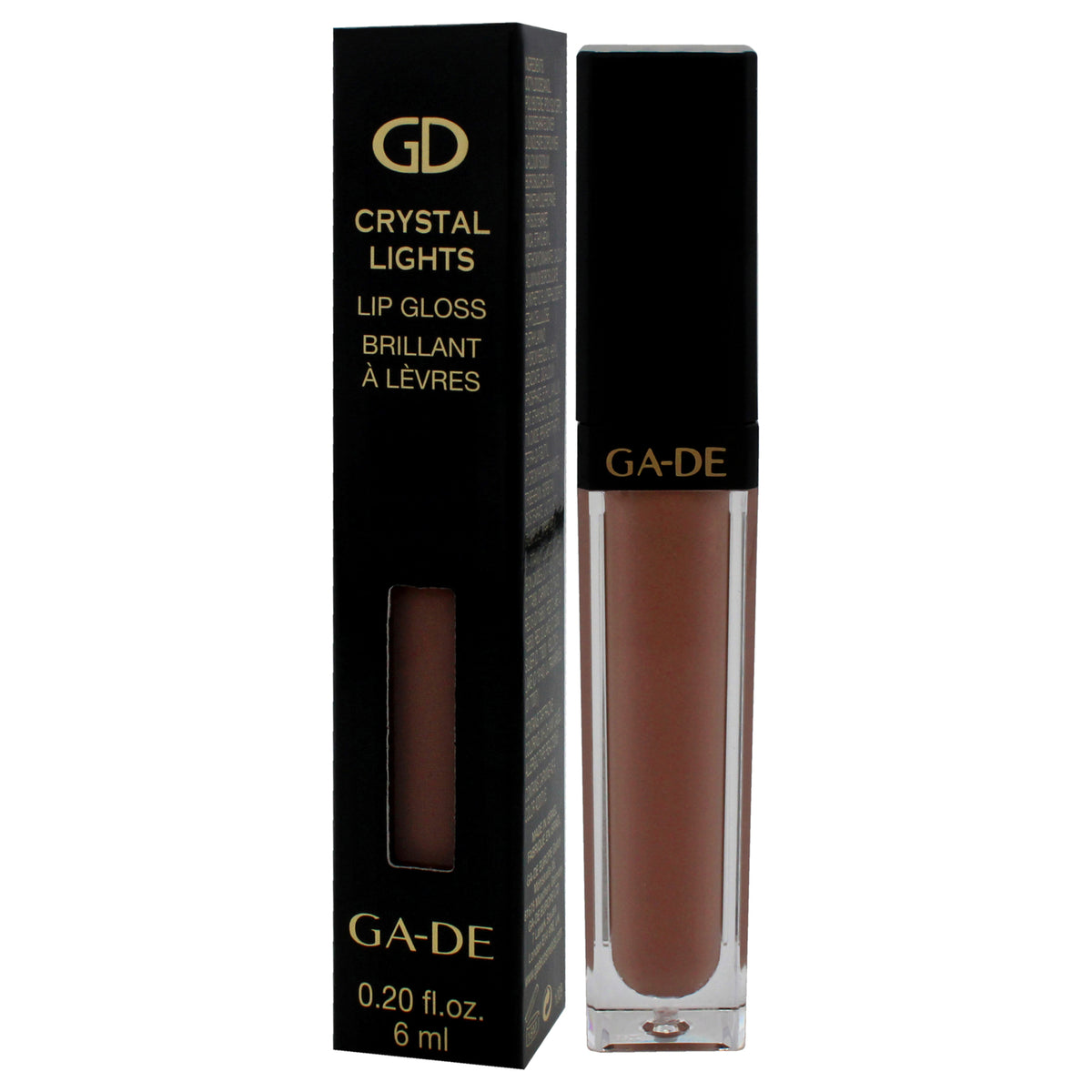 Crystal Lights Lip Gloss Sand Opal - Moisturizing High Shine Makeup for Women