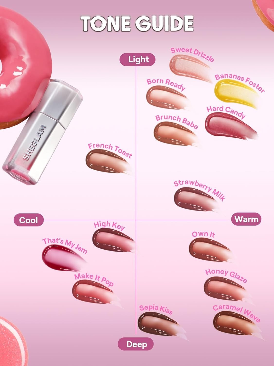 High Shine Transfer-Resistant Lip Gloss - Luxurious Bananas Foster