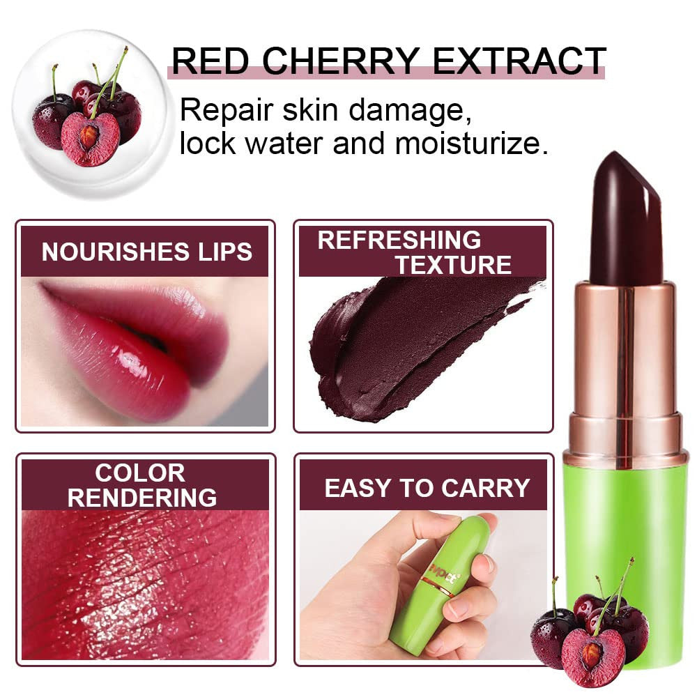 Color Changing Lipstick Set - Long Lasting 24H Moisturizing Lip Balm for Women
