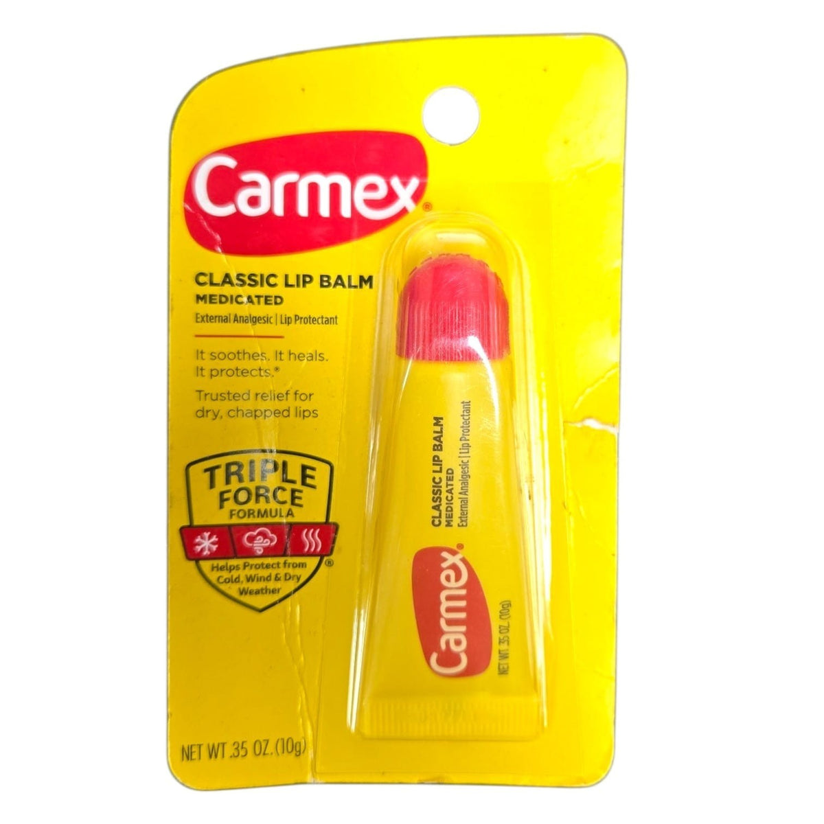 Carmex Classic Lip Balm 0.35oz. 10g - Moisturizing Lip Care