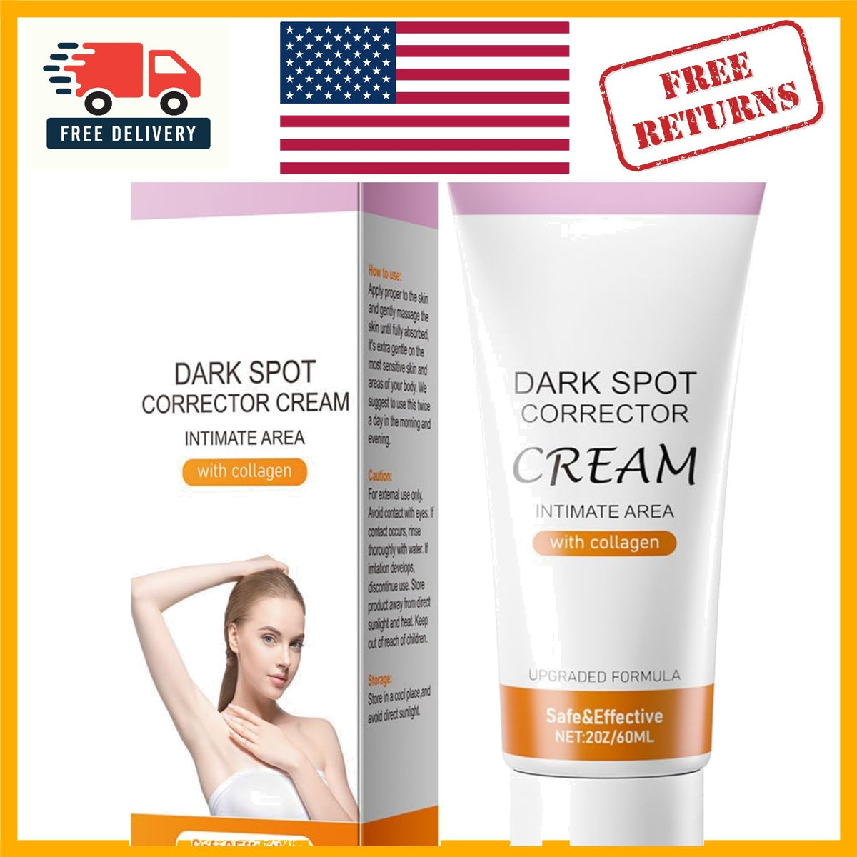 Dark Spot Remover Cream for Face & Body - Brightening Hyperpigmentation Treatment