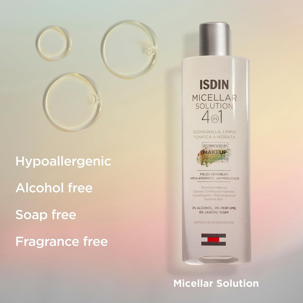 Isdin Micellar Solution 4 in 1 Makeup Remover 400ml