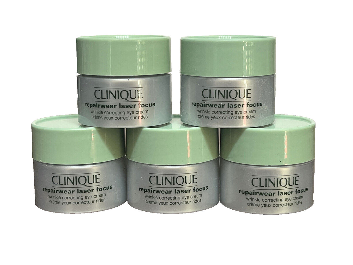 Clinique Repairwear Laser Focus Eye Cream Set - Wrinkle Correcting, 5 x 0.17oz