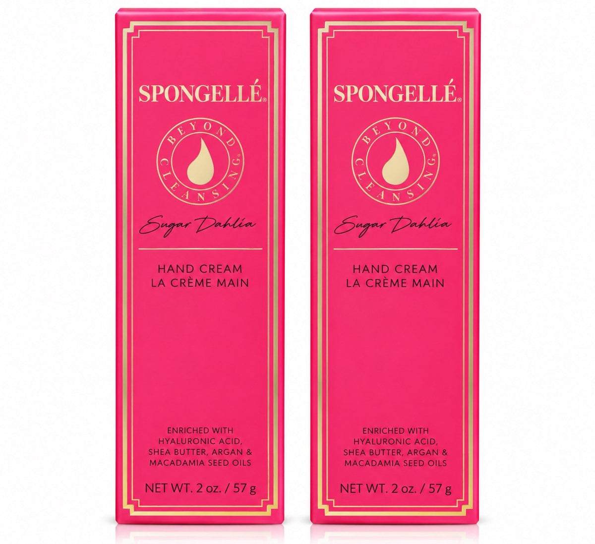 Spongelle Sugar Dahlia Hand Cream 2 oz, 2-Pack