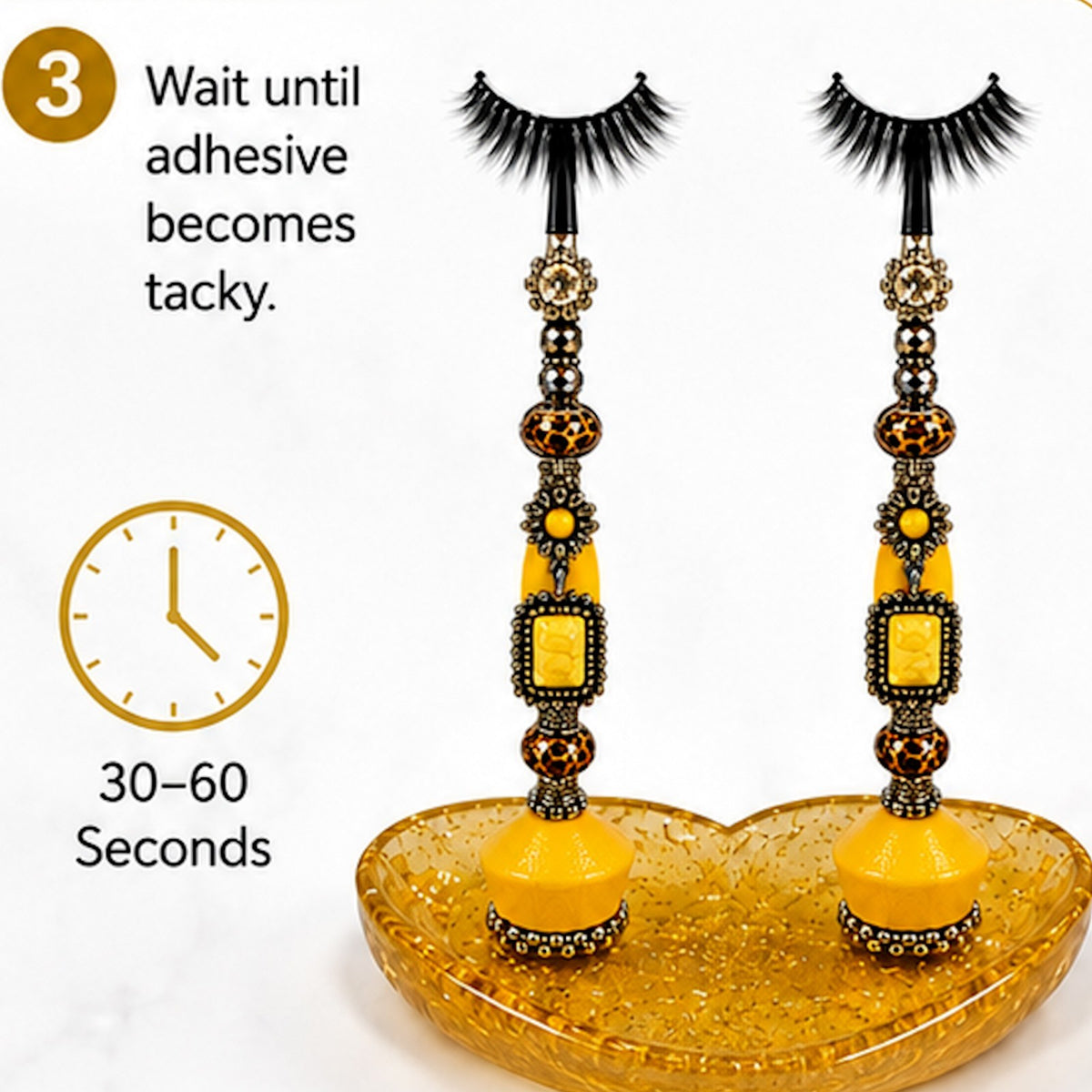 Magnetic Lash Stand for Prep, Drying & Display - Handmade Eyelash Tool