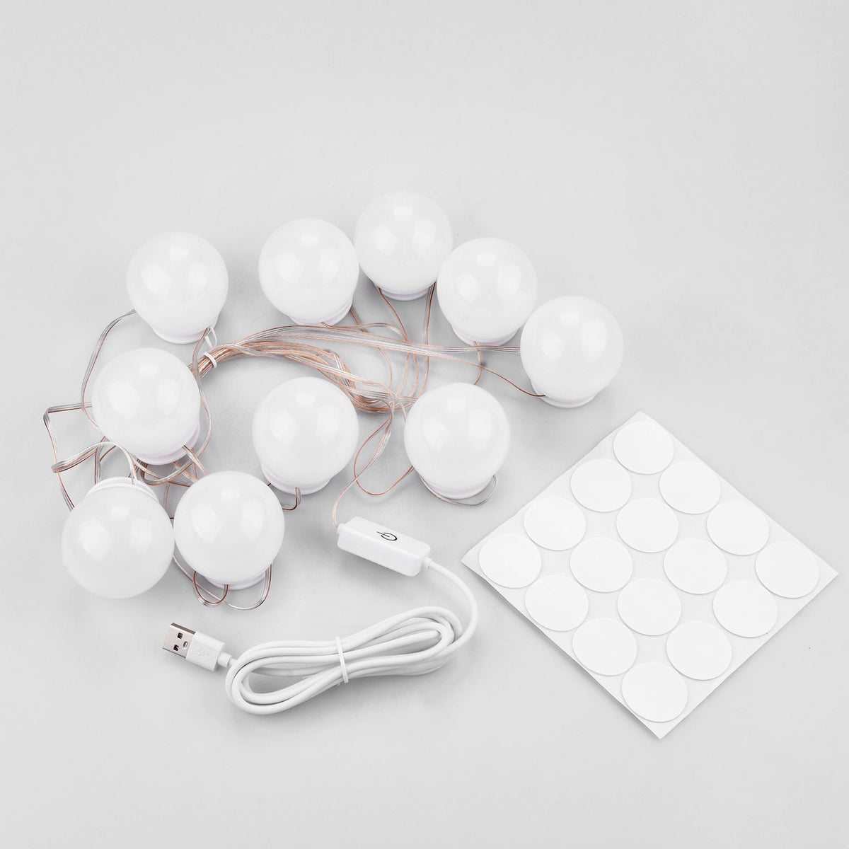 Hollywood Style LED Vanity Mirror Lights Kit with 10 Dimmable Bulbs