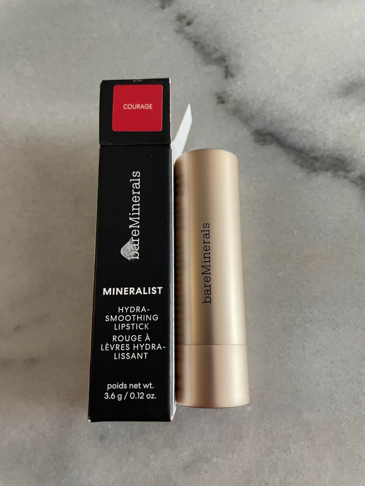 Hydrating Lipstick Courage - Mineralist Lip Color 0.12 oz for Nourished Lips