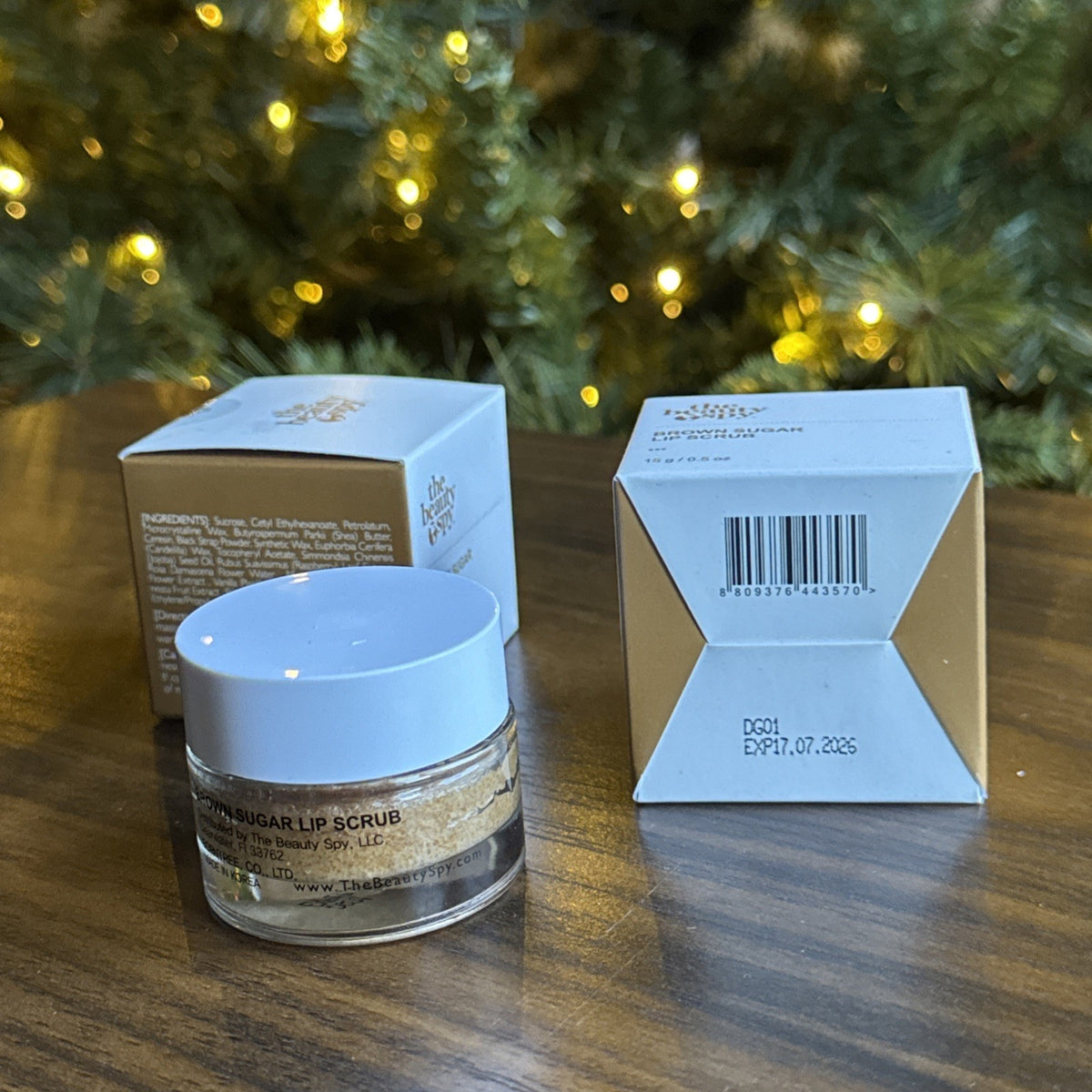 Brown Sugar Lip Scrub Set - 2 Pack 0.5 oz Exfoliating Lip Treatment